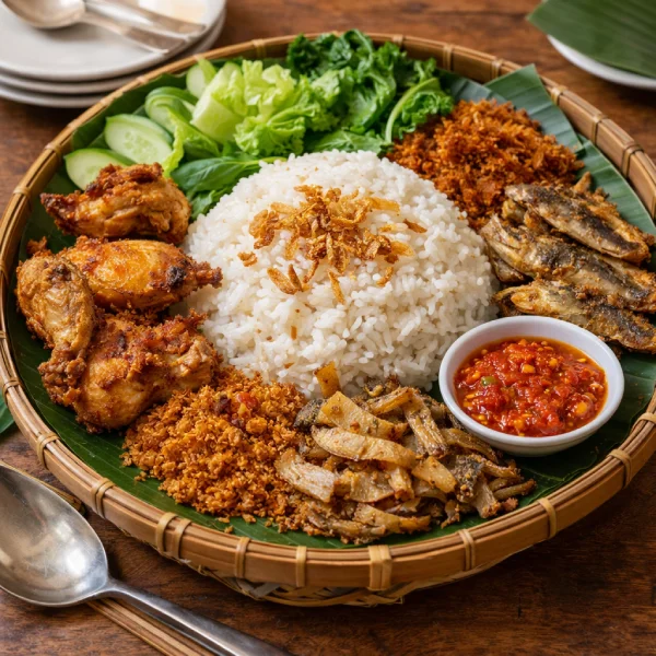 Catering nasi liwet untuk arisan dan pengajian, tersedia dari Ayam Kremes Sekar Jakarta Selatan