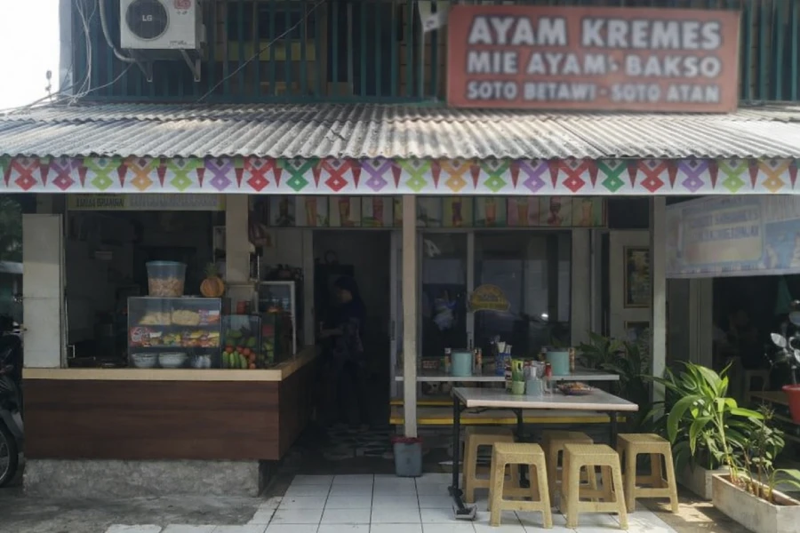Lokasi warung Ayam Kremes Sekar Jl. H. Banan Pondok Pinang Kebayoran Lama Jakarta Selatan